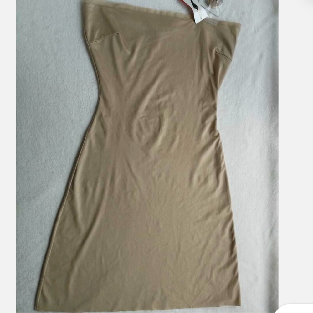 SPANX Tan Strapless Bodycon Shapewear